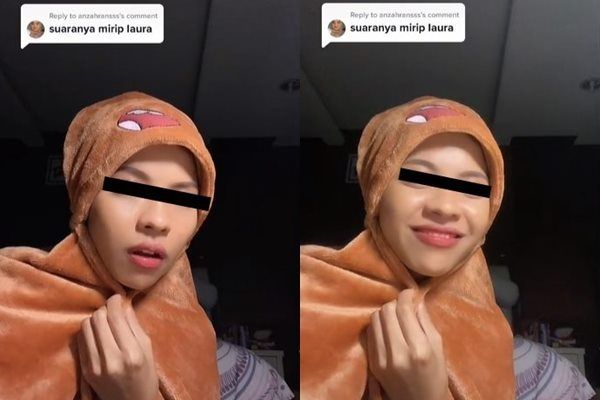 Viral Cewek Pamer Suaranya Mirip Mendiang Laura Anna, Warganet Merinding. (TikTok)