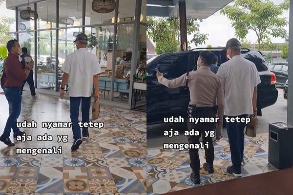 Viral Ganjar Pranowo Frustasi Sudah Nyamar Tetap Ketahuan. (TikTok)