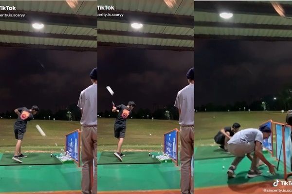 Viral Cowok Terlalu Semangat Main Golf, Ending Ngegas Salah Sasaran Pukul Bikin Publik Ngakak (TikTok)