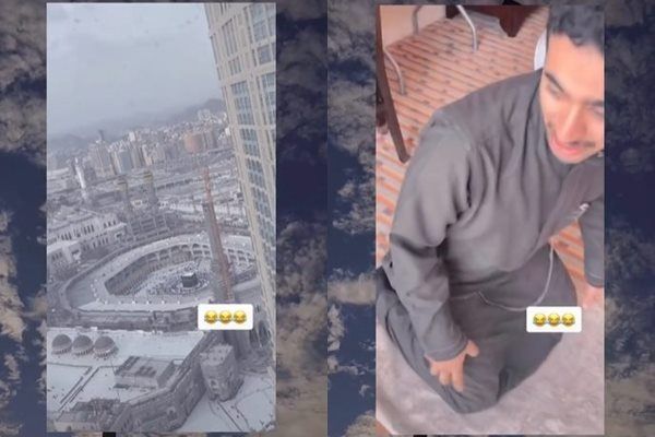 Viral Pria Sholat Salah Kiblat Bikin Teman Emosi Jeblak Korden. (TikTok)