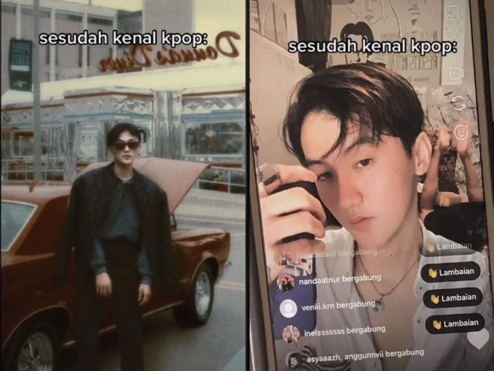 Glow up sebelum dan sesudah kenal Kpop (tiktok.com/@gudluving)