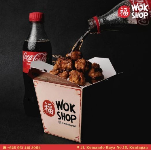 Ayam saus Coca-Cola di Wokshop (Instagram @wokshop.jkt)