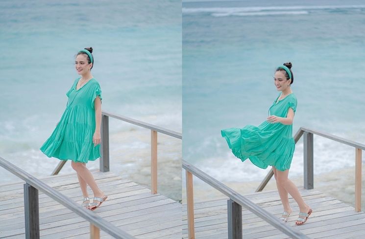 Potret Shandy Aulia Pakai Dress Mini. [Instagram/@shandyaulia]