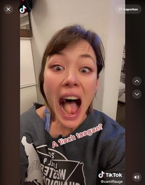 Lidah Cameron Newsom (TikTok)