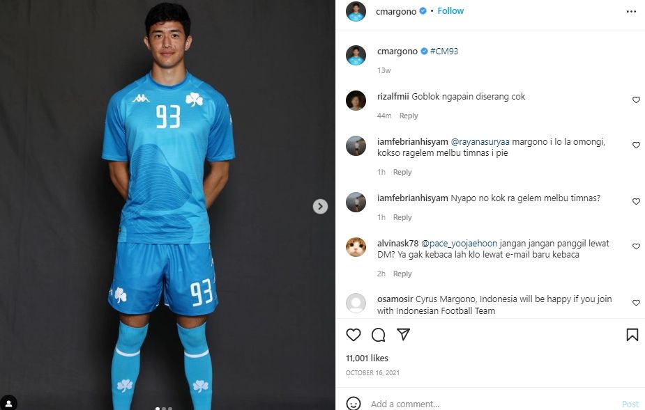 Instagram Cyrus Margono dibikin ribut netizen Indonesia. (Instagram/cmargono)