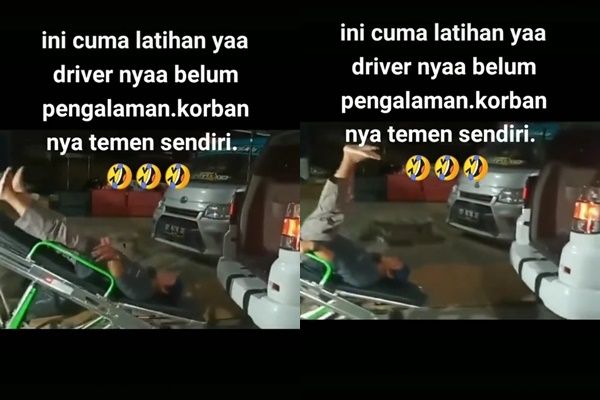 Niat Latihan Keluarkan Pasien dari Mobil, Sopir Ambulans Malah Bikin Teman Tak Berdaya (TikTok)