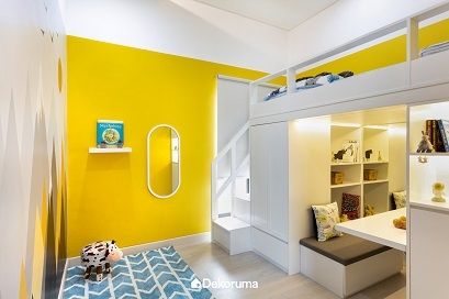 Desain Interior Rumah Modern yang Ramah Anak. (Dekoruma)