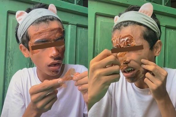 Viral Aksi Cowok Lepas Masker Berkedok Waxing Sampai Ditonton 33 Juta Kali. (TikTok)