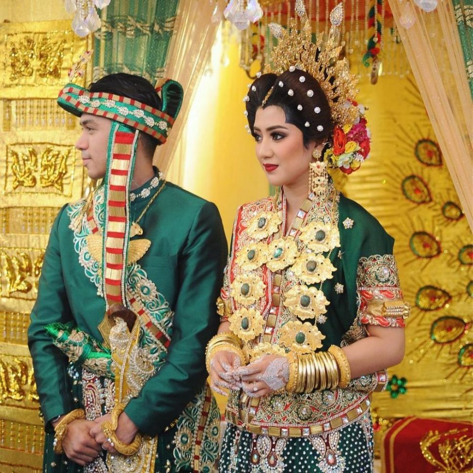 Fita Anggriani dan Jamie Iqbal menikah dan mengusung adat Bugis. [Instagram]