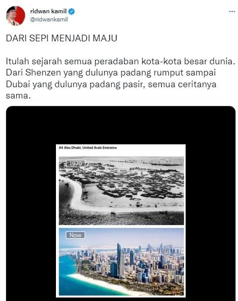 Cuitan Ridwan Kamil (twitter.com/ridwankamil)