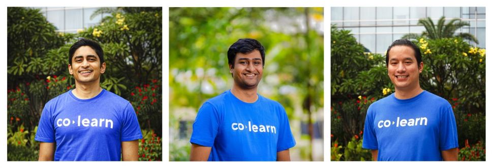 CoLearn didirikan oleh Abhay Saboo, Marc Irawan, dan Sandeep Devaram. (Dok. CoLearn)