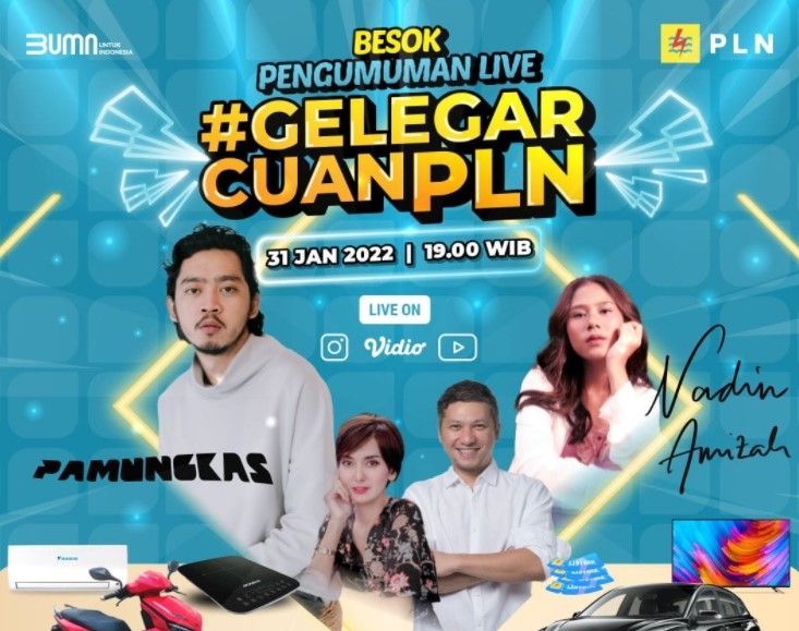 Grand Prize Gelegar Cuan PLN Mobile. (Dok: PLN)