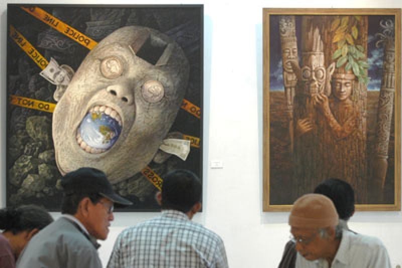 Pelukis Indonesia tampil di Beijing International Art Biennale (BIAB) di China. (Shutterstock)