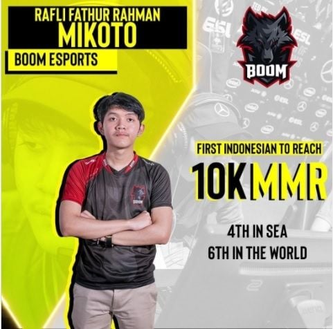 Mikoto (Rafli Fathur Rahman). [Instagram/@esl_indonesia]