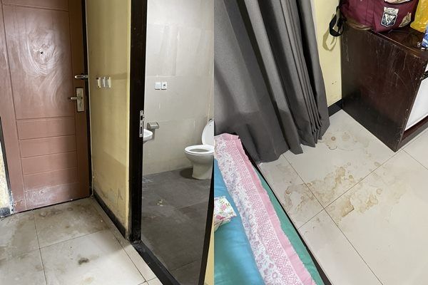 Viral Wanita Keluhkan Fasilitas Jorok di Asrama Haji Surabaya. (Twitter/@awimmin_dory).