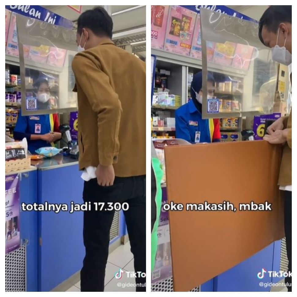 Dompet raksasa (TikTok @gideontulus)