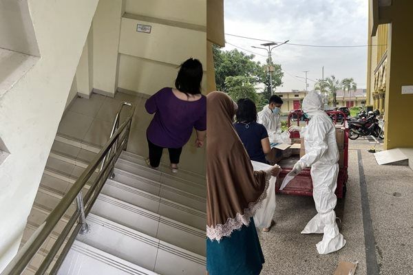 Viral Wanita Keluhkan Fasilitas Jorok di Asrama Haji Surabaya. (Twitter/@awimmin_dory).