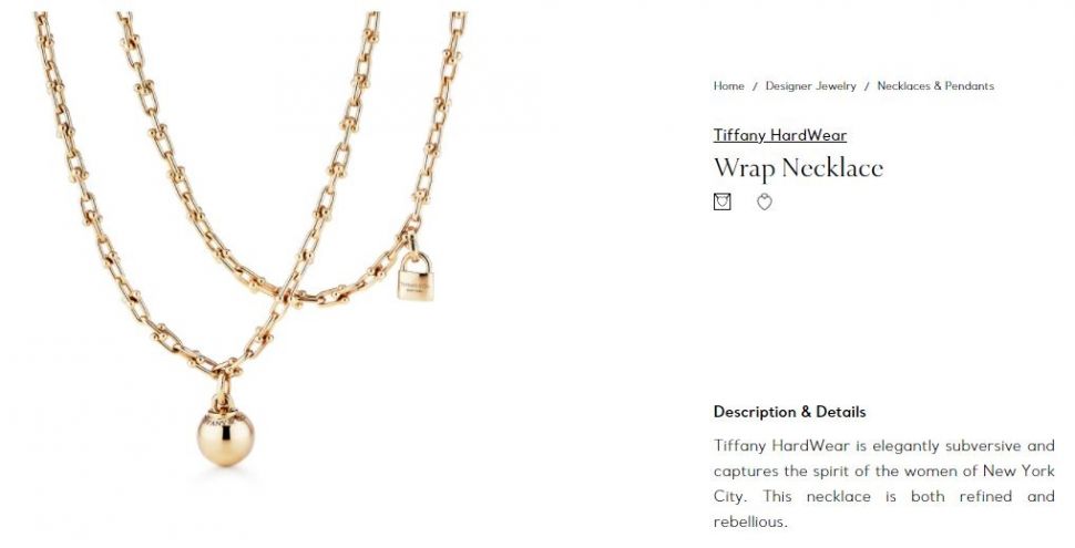 Kalung Emas Nagita Slavina Seharga Rumah (tiffany.com)