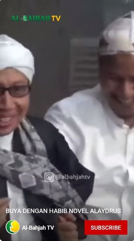 Pertemuan Buya Yahya dan Habib Novel Alaydrus. [YouTube/Al-Bahjah TV]