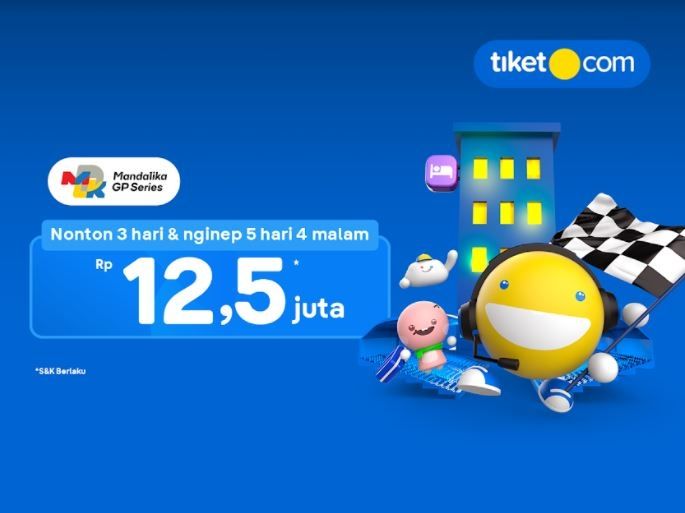 Promo tiket.com jelang MotoGP di Mandalika (Istimewa/tiket.com)