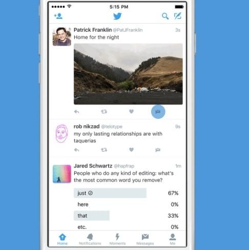 Fitur baru Twitter, DM. [Social Media Today]