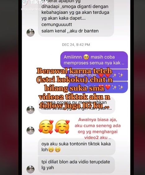 Pertemuan keluarga berawal dari Tiktok (tiktok.com/@noiivelestar)