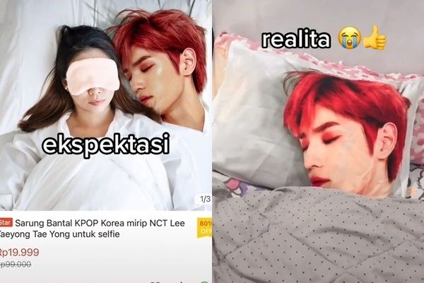 Cewek Beli Sarung Bantal Gambar Idol Kpop, Pas Datang Nyaris Mirip Aslinya (TikTok)