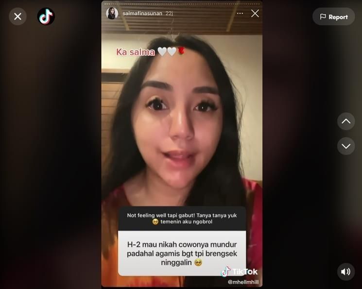 Salmafina Sunan dicurhati netizen. [Instagram]