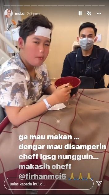 Anak Inul Daratista dirawat di rumah sakit (instagram.com)