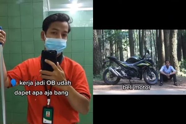 Viral Pria Pamer Bisa Investasi dan Halalin Anak Orang Selama Kerja Jadi OB. (Instagram/@lokerjogjadotcom)