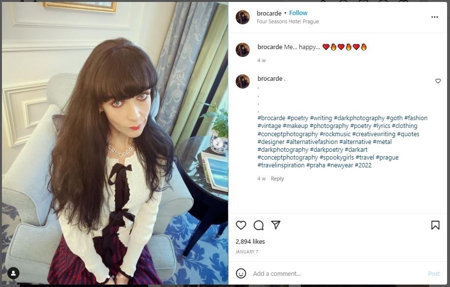 Wanita Mengaku Menikah dengan Hantu (instagram.com/brocarde)