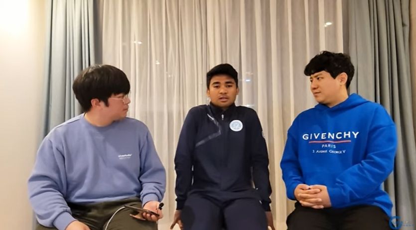 Asnawi Mangkualam wawancara dengan media Korea Selatan. (YouTube/Sports G)