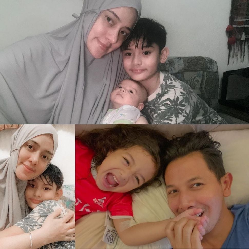 Fairuz A Rafiq mengabarkan kalau seluruh keluarganya, termasuk Sonny Septian dan tiga anak sempat terinfeksi Covid-19. [Instagram]