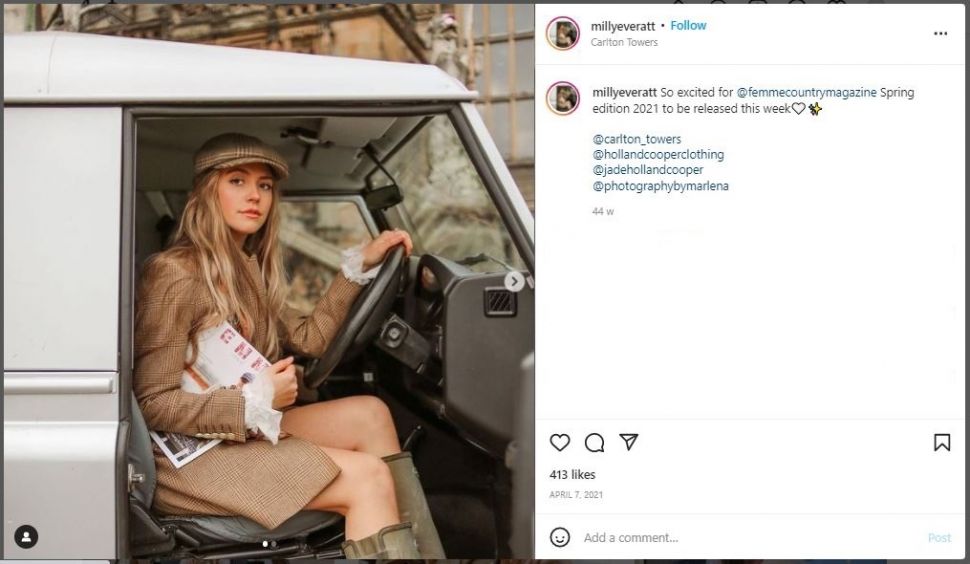 Ratu Kecantikan Beralih Jadi Sopir Truk (instagram.com/millyeveratt)