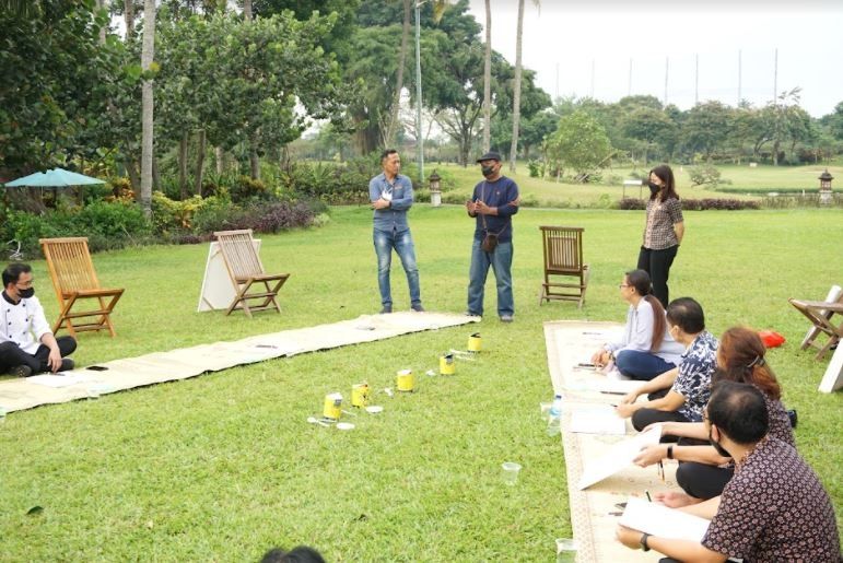 Keseruan kegiatan karyawan di Hyatt Regency Yogyakarta (Istimewa/Hyatt Regency Yogyakarta)