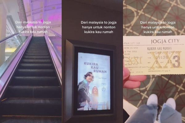 Viral Cewek Terbang dari Malaysia ke Jogja Cuma Demi Nonton Film Ini. (TikTok)