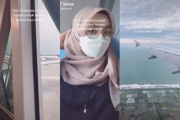 Viral Cewek Terbang dari Malaysia ke Jogja Cuma Demi Nonton Film Ini. (TikTok)