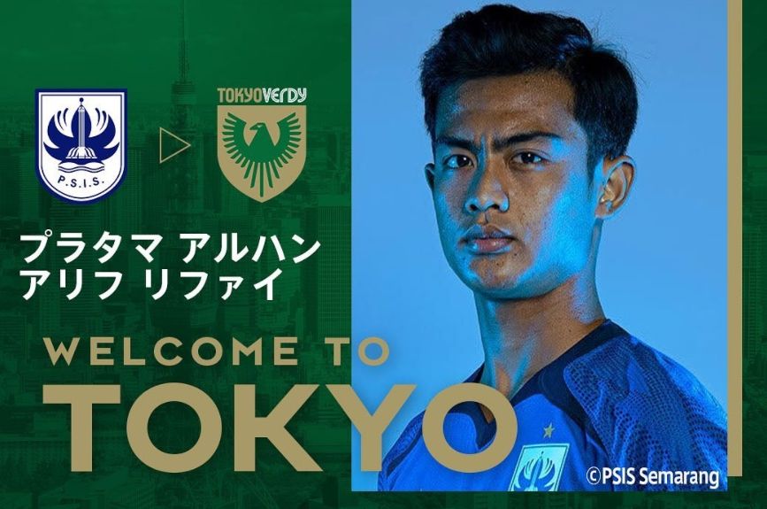 Pratama Arhan resmi gabung ke Tokyo Verdy (@tokyo_verdy)