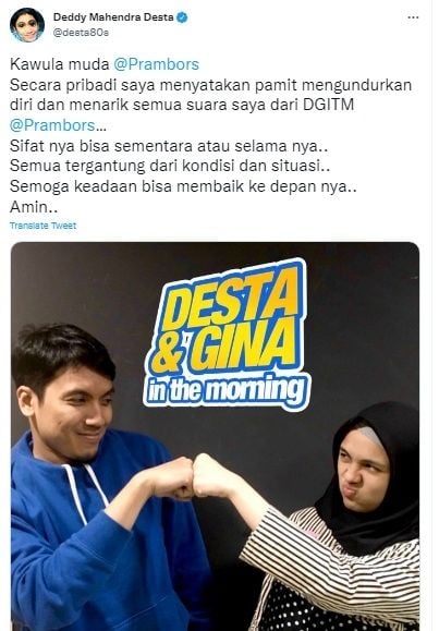 Unggahan Desta [Twitter/@desta80s]