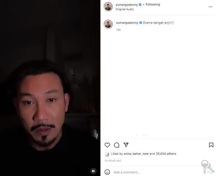 Denny Sumargo ungkap istrinya ngigau sebut nama Bayu (instagram.com)