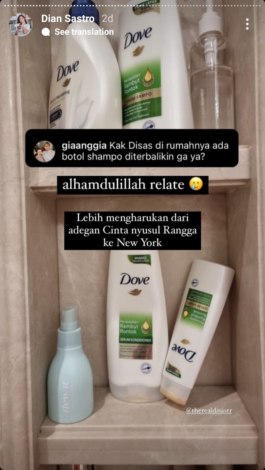 Balik Botol Sampo yang Sudah Mau Habis (Instagram)