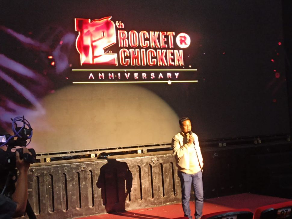 Nurul Atik pada acara Gelegar 12 Rocket Chicken di Taman Budaya Yogyakarta, Minggu (20/2/2022) (Suara/Hiromi)