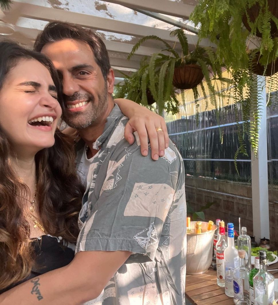 Potret Mesra Arjun Rampal dan Gabriella Demetriades (instagram/@gabriellademetriades)