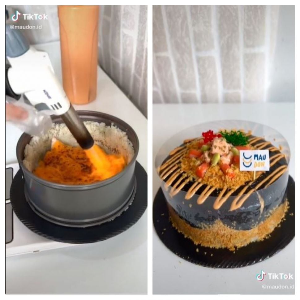 Kue mentai (TikTok @maudon.id)