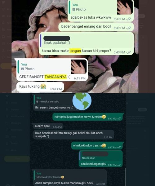 Viral Curhat Cewek Jadi Korban Body Shaming Nyelekit Gebetan. (Twitter/@askrlfess)