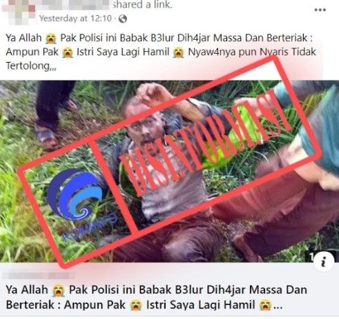 CEK FAKTA: Polisi dihajar massa (kominfo.go.id/content)