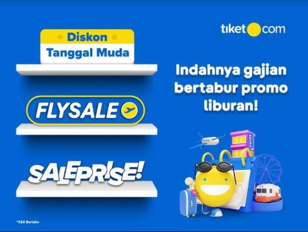 Diskon di tiket.com (Istimewa/tiket.com)