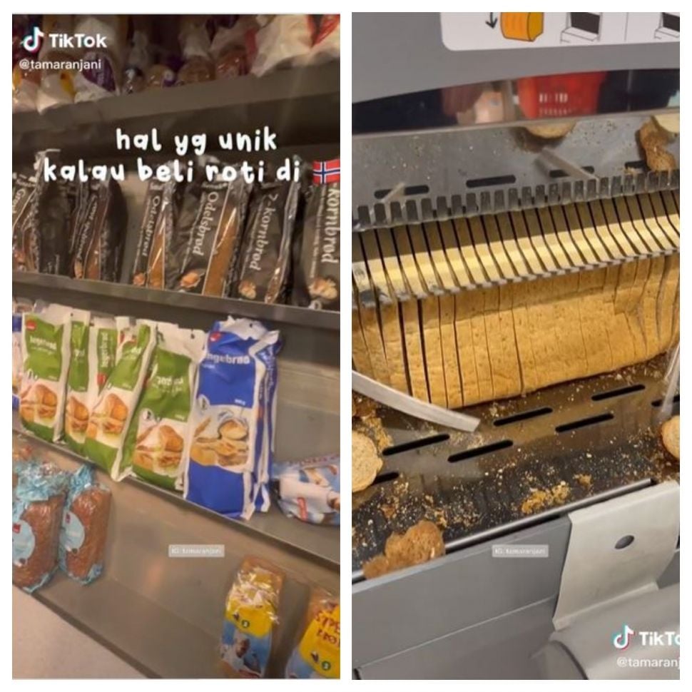 Beli roti di Norwegia (TikTok @tamaranjani)