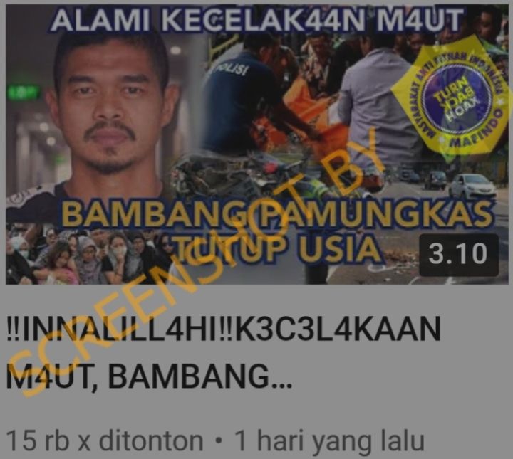 CEK FAKTA: Bambang Pamungkas Meninggal Dunia Usai Alami Kecelakaan Maut ...