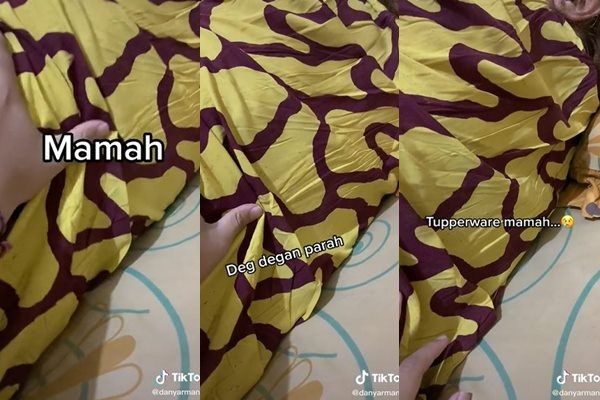 Viral Detik-detik Cowok Ngaku Tupperware Hilang ke Emak. (TikTok)